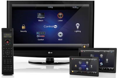 Grabador NVR Touch con Control4 remoto