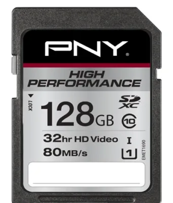 Tarjetas SDHC/XC a 80 Mb/s
