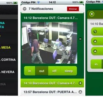 Web para vídeo vigilancia y domótica