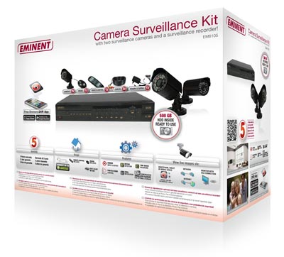 Kit de videovigilancia plug and play