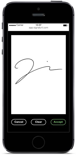 Firma electrónica legal para móviles