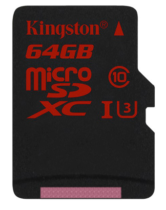 Tarjeta microSD para video 4K