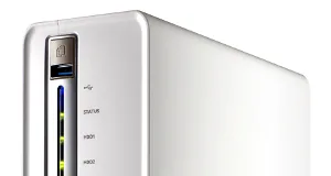 NAS compacto de 2 bahías