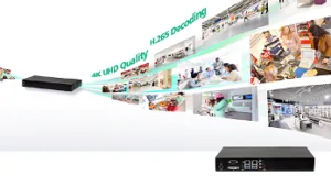Grabador de vídeo en red con soporte para resoluciones 4K