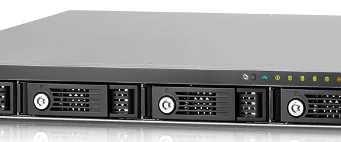 NAS profesional de 4 bahías en rack