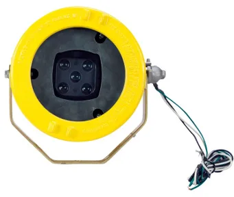 Foco de advertencia con LED azul