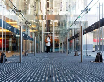 Alfombras para edificios con tránsito