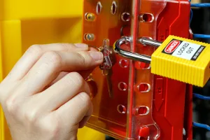 Caja compacta de bloqueos