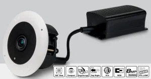 Cámara ojo de pez IP de 360 grados