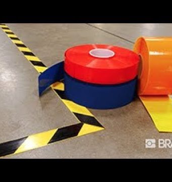 Cintas marcadoras de zonas en el suelo