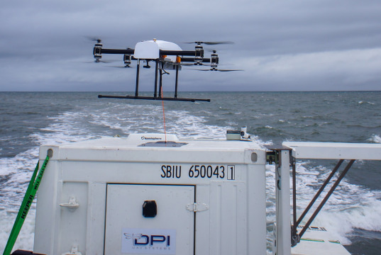 Drones cautivos para vigilancia marítima