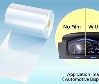 Película antirreflejo para pantallas de automóvil