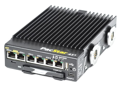 PacStar 451-NR Servidor de red con soporte IPMI y almacenamiento NVMe de alta velocidad