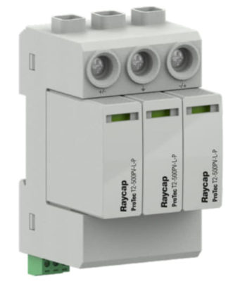 Protectores económicos contra sobretensiones ProTec T2-PV-3+0-L