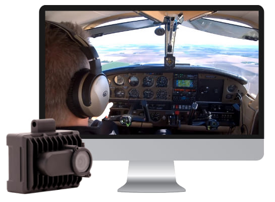 Grabador de datos UHD 4K para aviones AIRS-400