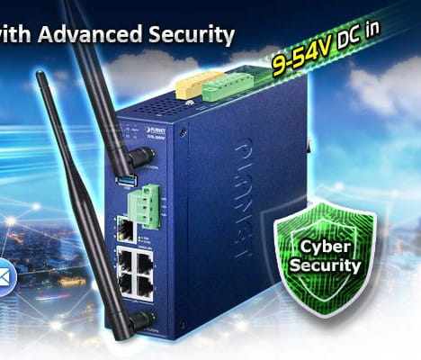 IVR-300W Gateway de seguridad VPN Wi-Fi de cinco puertos para entornos industriales