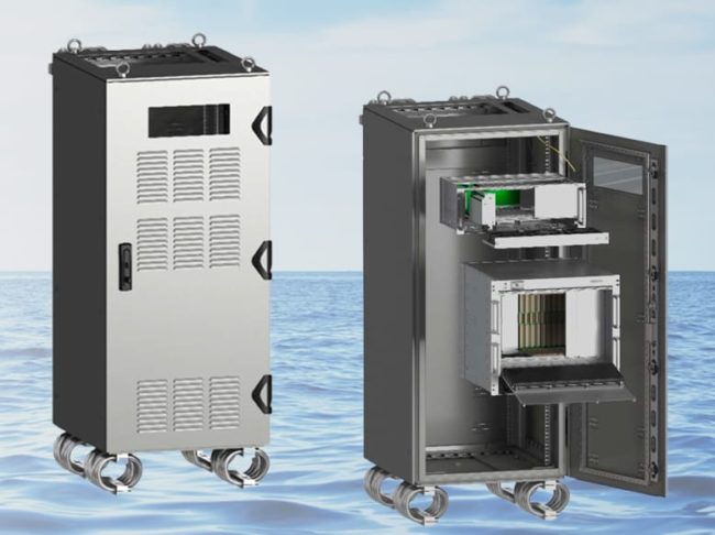Armarios robustos para sistemas electrónicos en aplicaciones marítimas