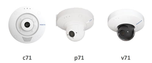 Nuevas cámaras v71, c71, p71 inteligentes de alto rendimiento