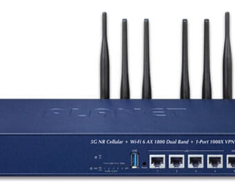 VR-300FW-NR Router de seguridad VPN 5G NR y Wi-Fi 6